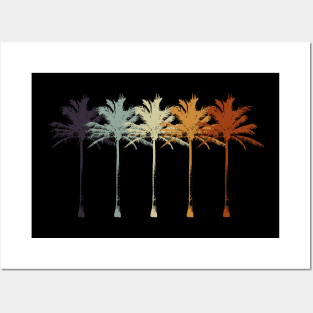 Retro Palm Trees Posters and Art